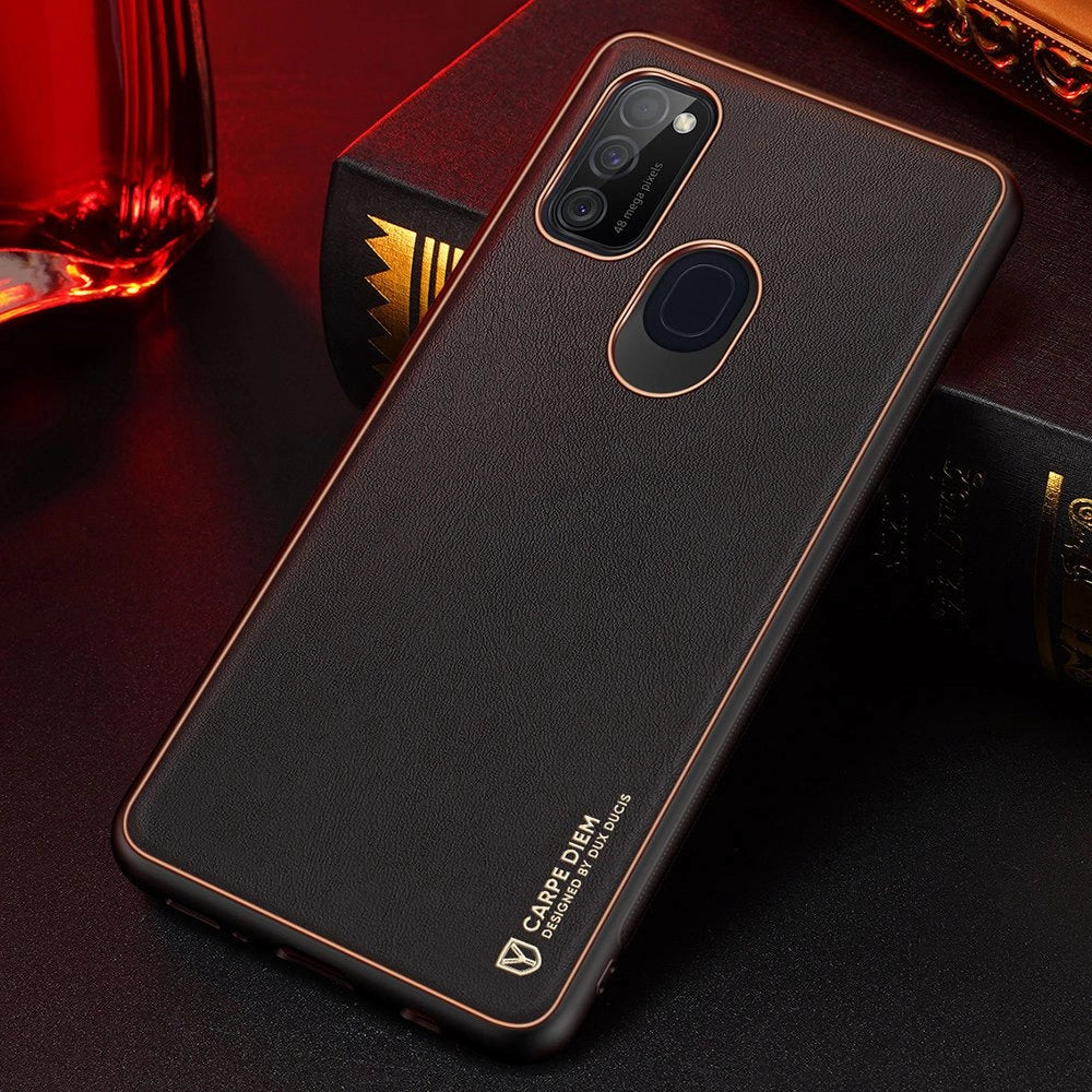 Dux Ducis Yolo elegant case made of soft TPU and PU leather for Samsung Galaxy M30s black_13