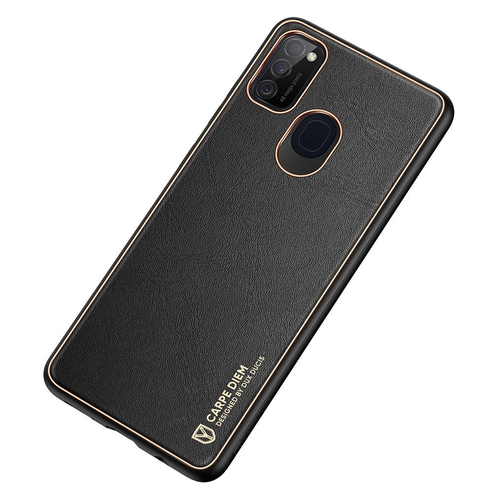 Dux Ducis Yolo elegant case made of soft TPU and PU leather for Samsung Galaxy M30s black_3