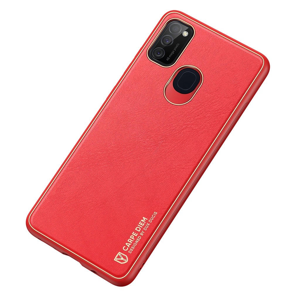 Dux Ducis Yolo elegant case made of soft TPU and PU leather for Samsung Galaxy M30s red_3