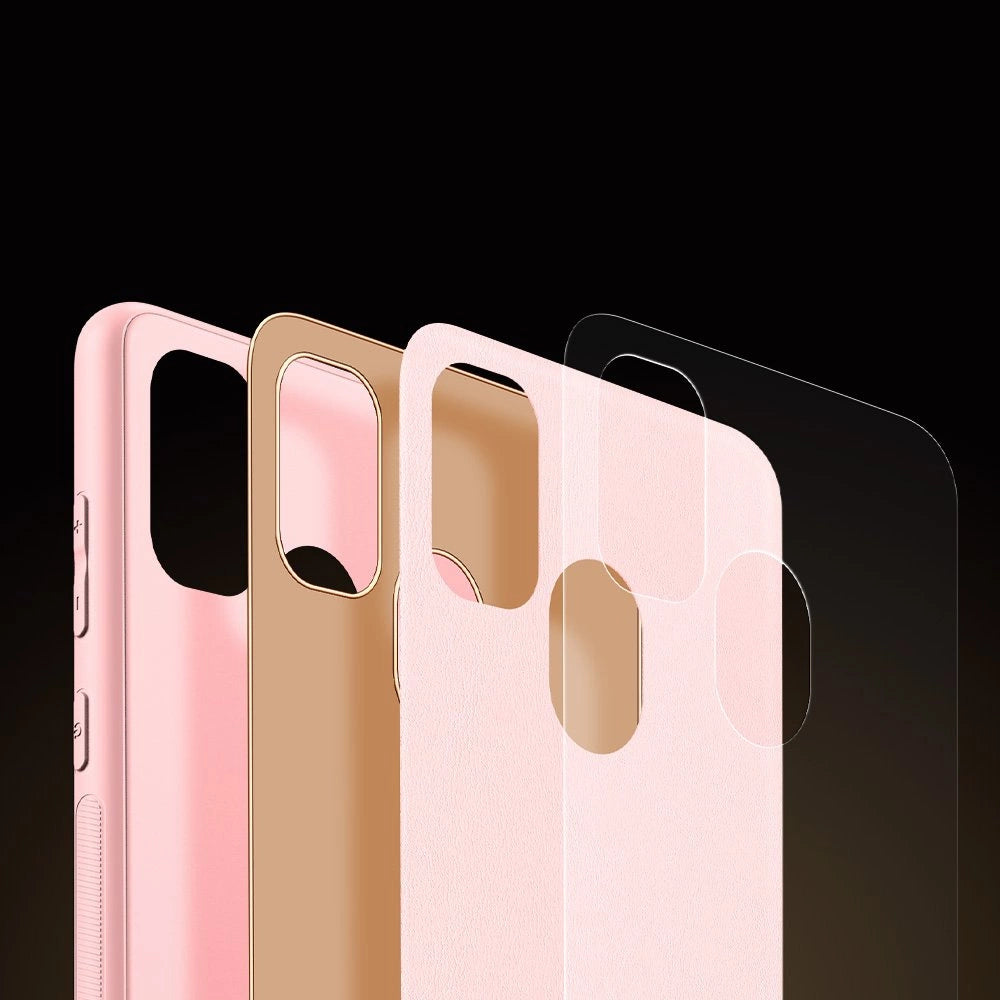 Dux Ducis Yolo elegant case made of soft TPU and PU leather for Samsung Galaxy M30s pink_9