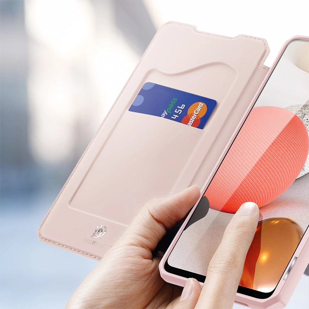 DUX DUCIS Skin X Bookcase type case for Samsung Galaxy A42 5G pink_3