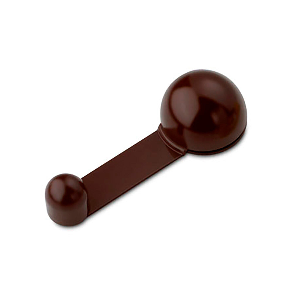 Batente adesivo com retenção giratório castanho (blister) inofix_0
