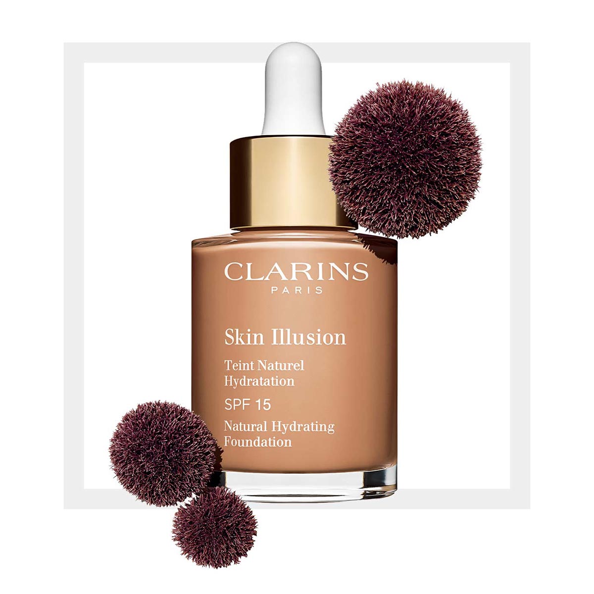 CLARINS SKIN ILLUSION BASE SPF15 112C AMBER 30ML_0