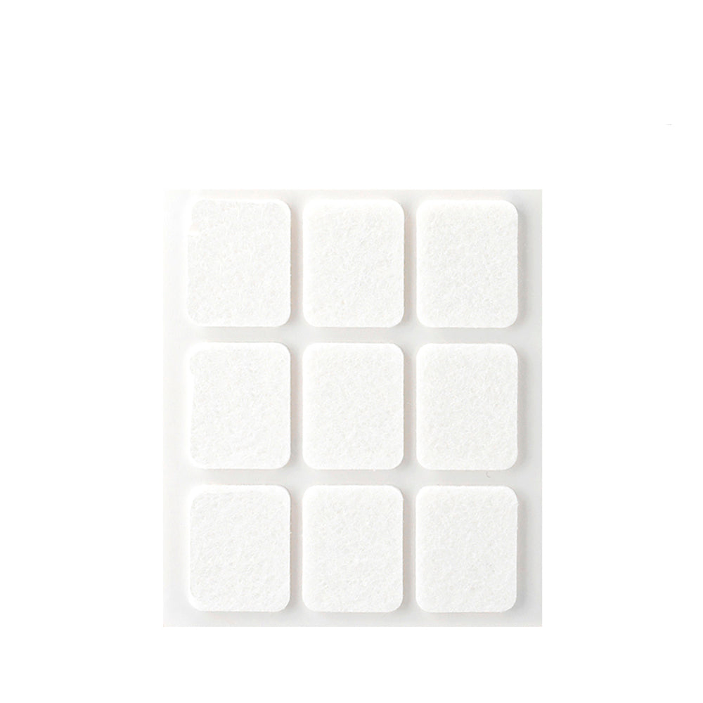 Pack 9 feltros adesivos sinteticos brancos, 29x23mm plasfix inofix_0