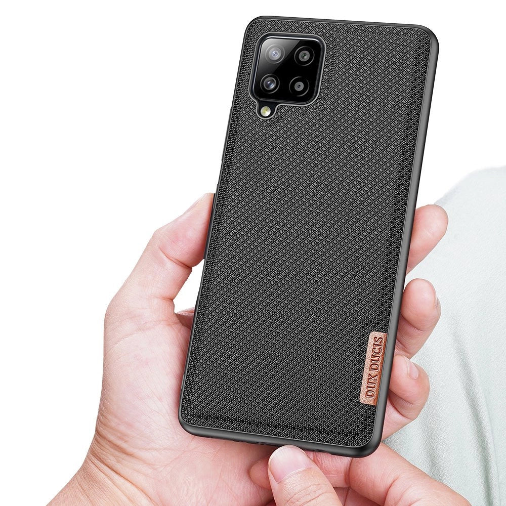 Dux Ducis Fino case covered with nylon material for Samsung Galaxy A42 5G black_5