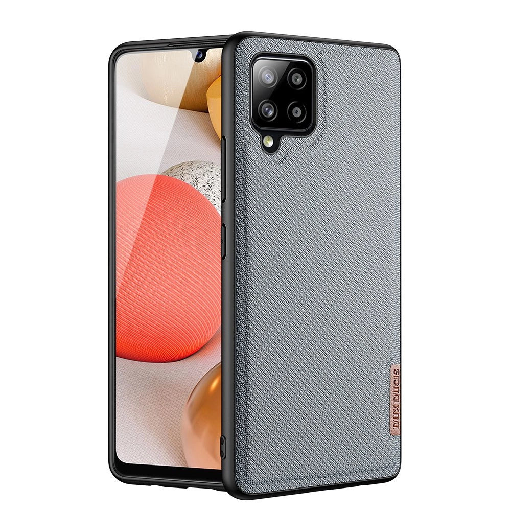 Dux Ducis Fino case covered with nylon material for Samsung Galaxy A42 5G gray_0