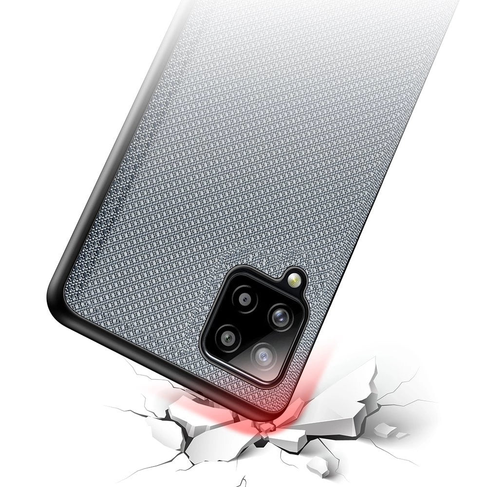 Dux Ducis Fino case covered with nylon material for Samsung Galaxy A42 5G gray_3
