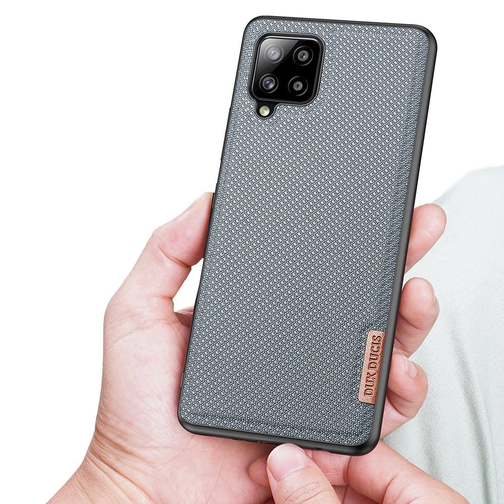 Dux Ducis Fino case covered with nylon material for Samsung Galaxy A42 5G gray_5