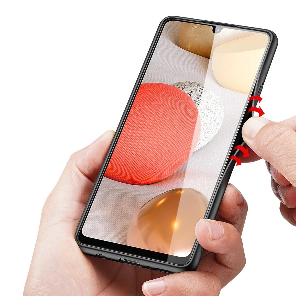 Dux Ducis Fino case covered with nylon material for Samsung Galaxy A42 5G gray_7