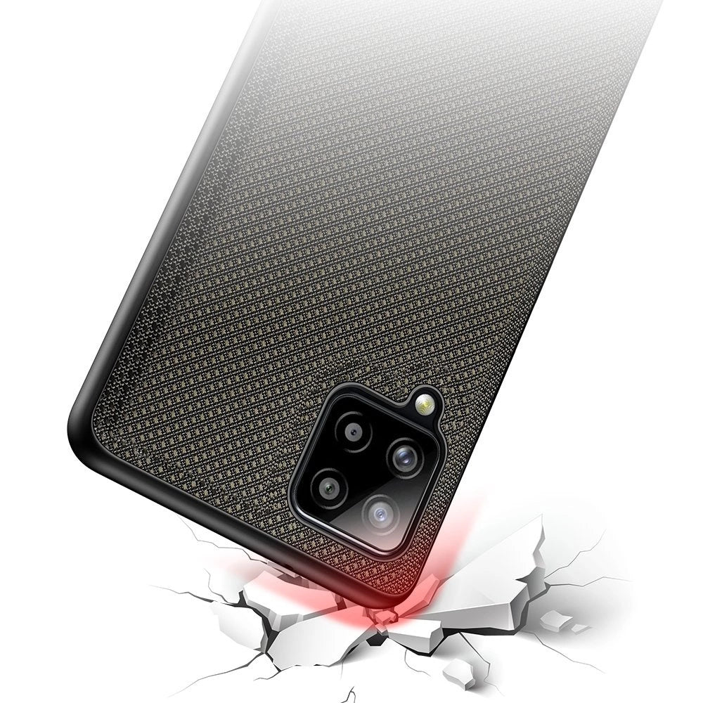 Dux Ducis Fino case covered with nylon material for Samsung Galaxy A42 5G green_3