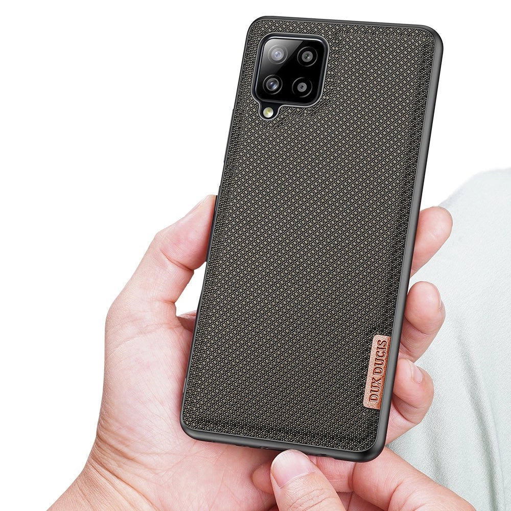 Dux Ducis Fino case covered with nylon material for Samsung Galaxy A42 5G green_5