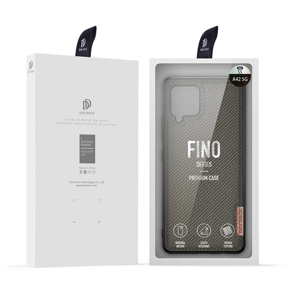 Dux Ducis Fino case covered with nylon material for Samsung Galaxy A42 5G green_4