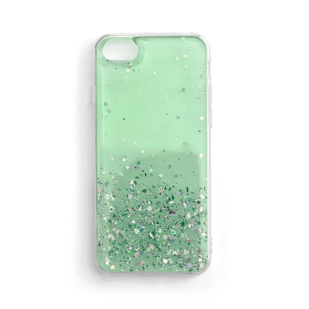 Wozinsky Star Glitter Shining Cover for Samsung Galaxy A42 5G green_0