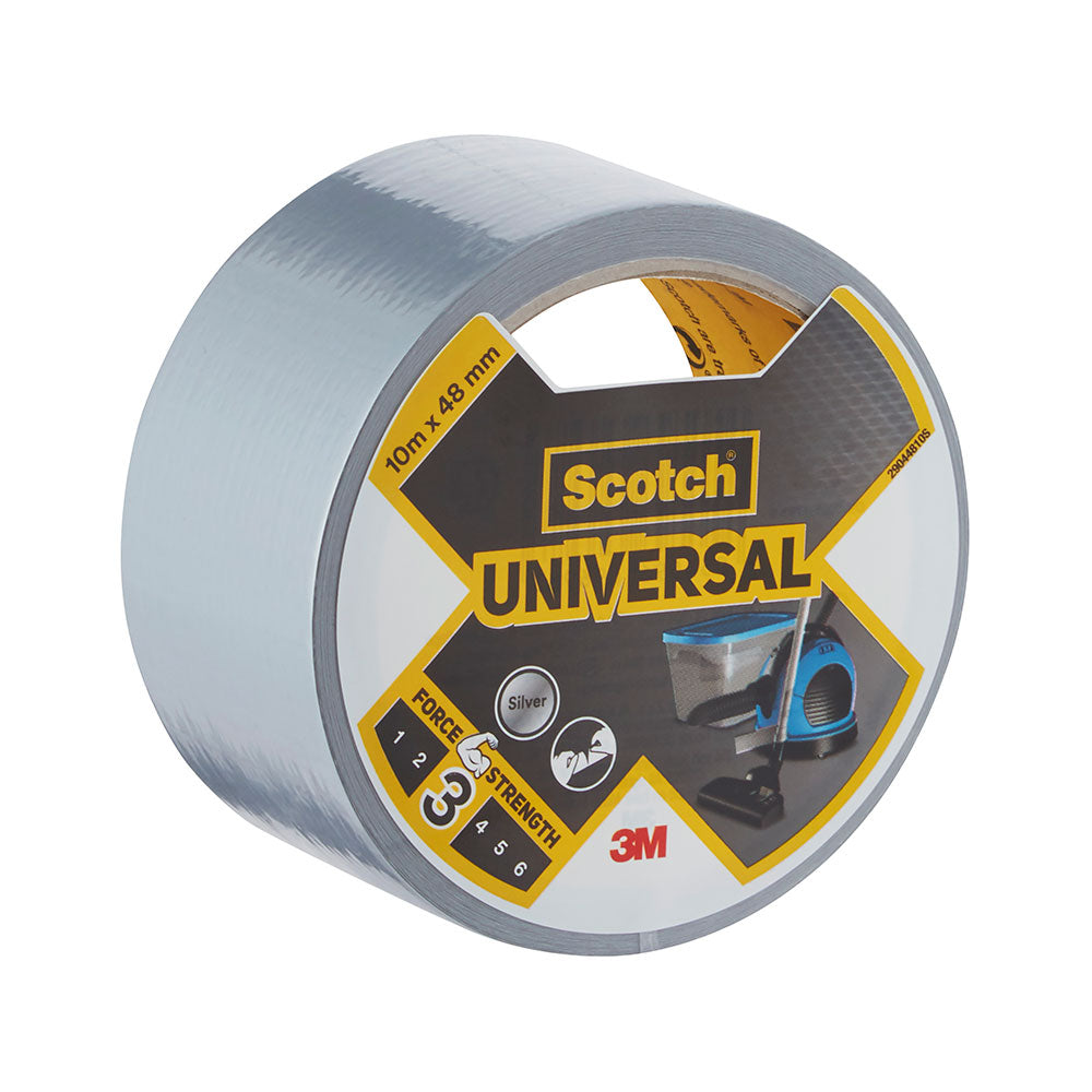 Fita universal americana 3; 10 m x 48 mm, cinzento_0