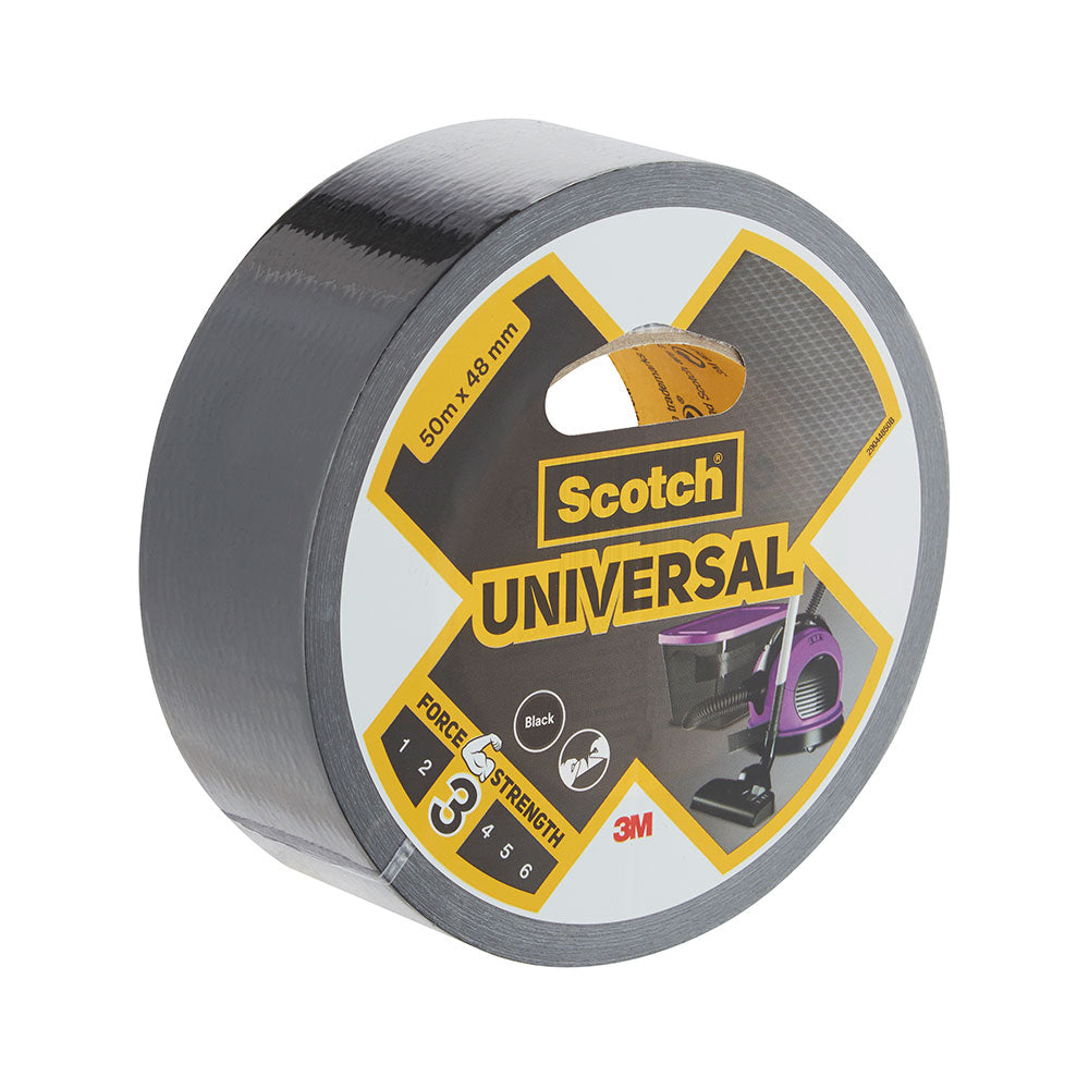 Fita universal americana 3; 50 m x 48 mm, preta_0