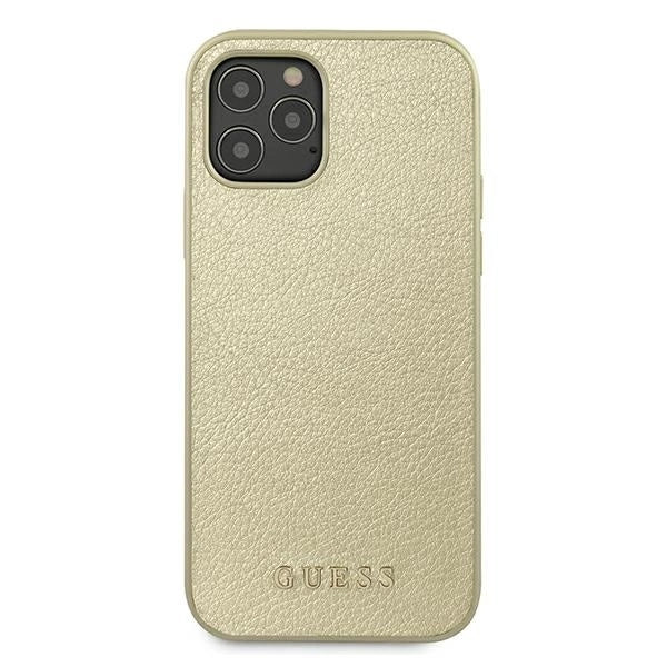 Guess GUHCP12LIGLGO iPhone 12 Pro Max 6.7" gold/gold hardcase Iridescent_2