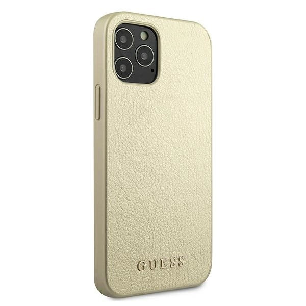 Guess GUHCP12LIGLGO iPhone 12 Pro Max 6.7" gold/gold hardcase Iridescent_3
