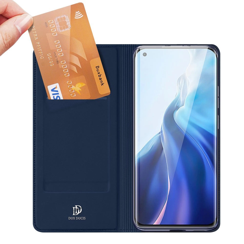 DUX DUCIS Skin Pro Bookcase type case for Xiaomi Mi 11 blue_1