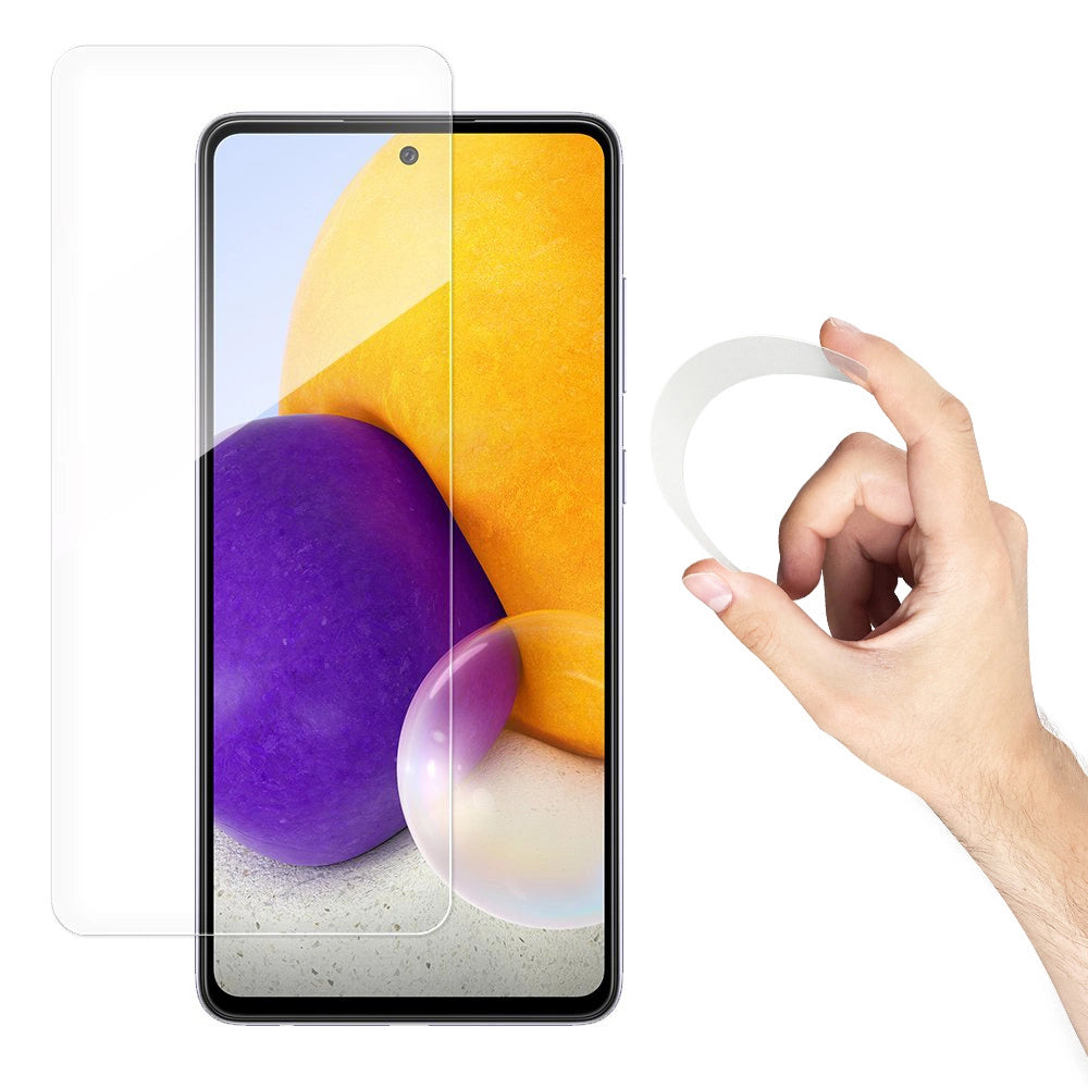 Wozinsky Nano Flexi Glass Hybrid Screen Protector Tempered Glass for Samsung Galaxy A72 4G_0