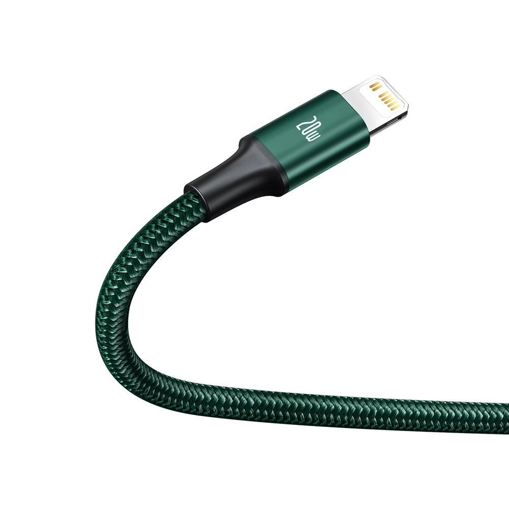 Baseus Rapid Series 3in1 USB-C - USB-C / Lightning / micro USB cable 20W PD 1.5m - green_4