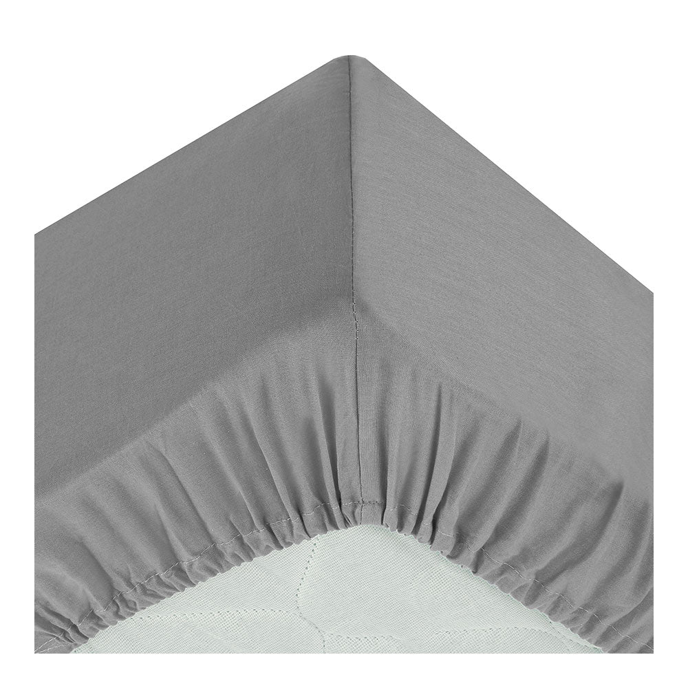 Lençol ajustável cor cinza 90x190cm_0