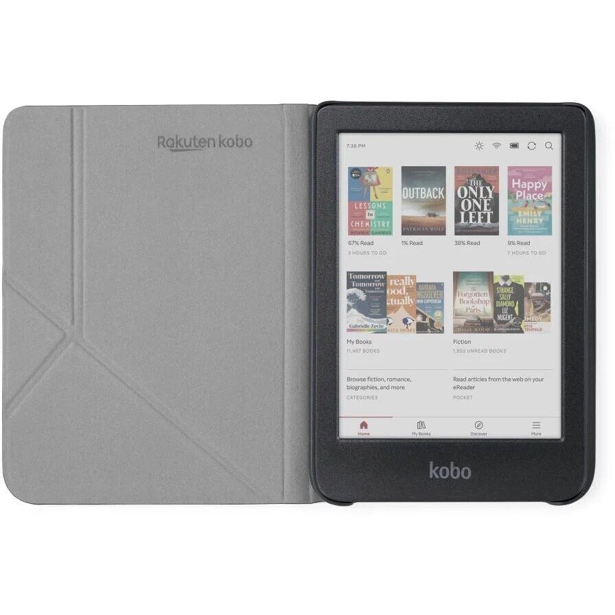 Capa Rosa / Sleepcover Kobo para E-reader Kobo Clara
