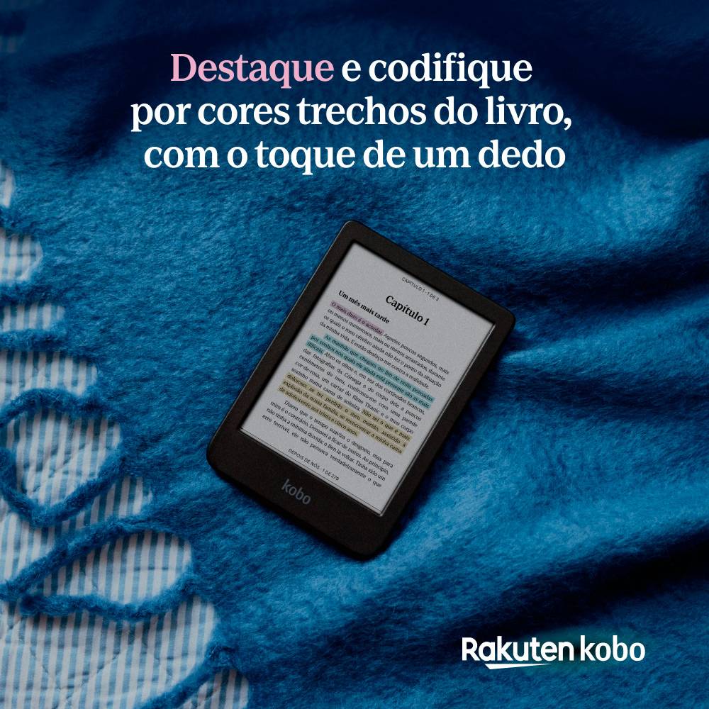 eReader Kobo Clara 6" Colour 16GB Wi-Fi Preto