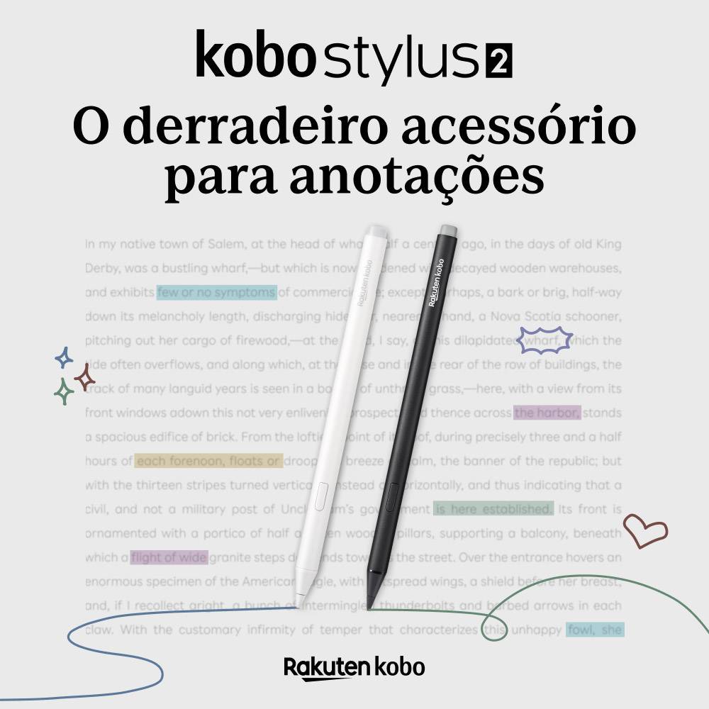 Kobo Stylus 2 Branco para Elipsa e Sage