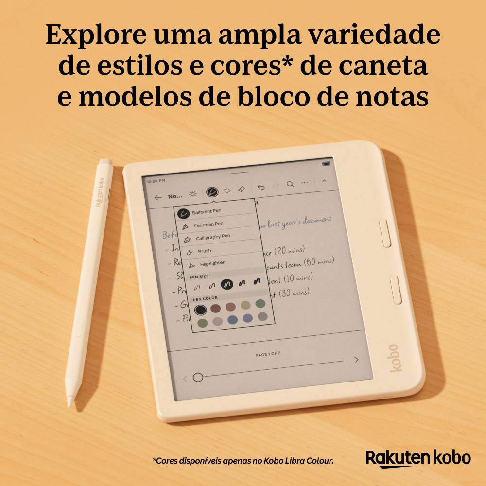 Kobo Stylus 2 Branco para Elipsa e Sage