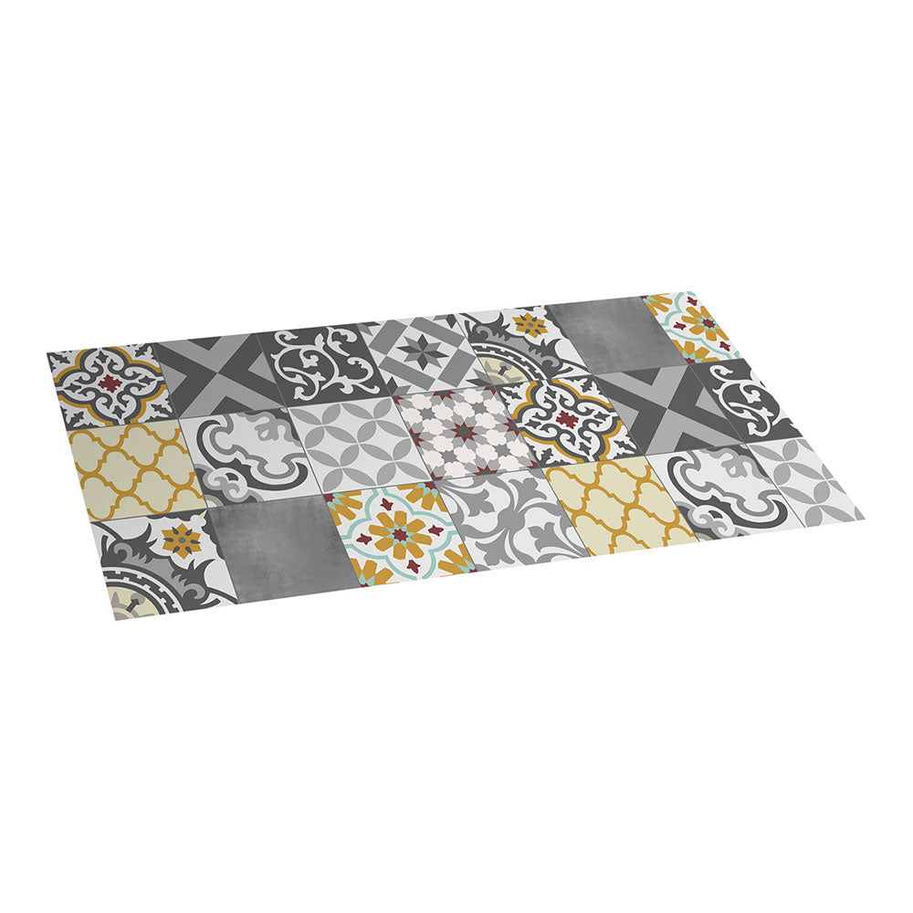 Tapete vinÃlico croma patch cinzento- ambar 50x110cm_0