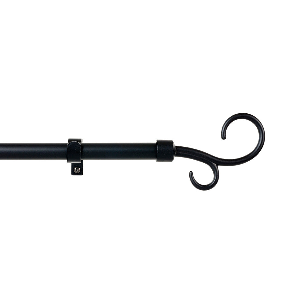 Kit metal 19mm suporte duplo preto 160-300cm cintacor - storplanet_0