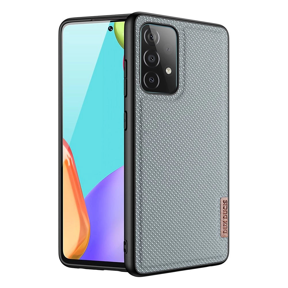 Dux Ducis Fino case covered with nylon material for Samsung Galaxy A72 4G gray_0