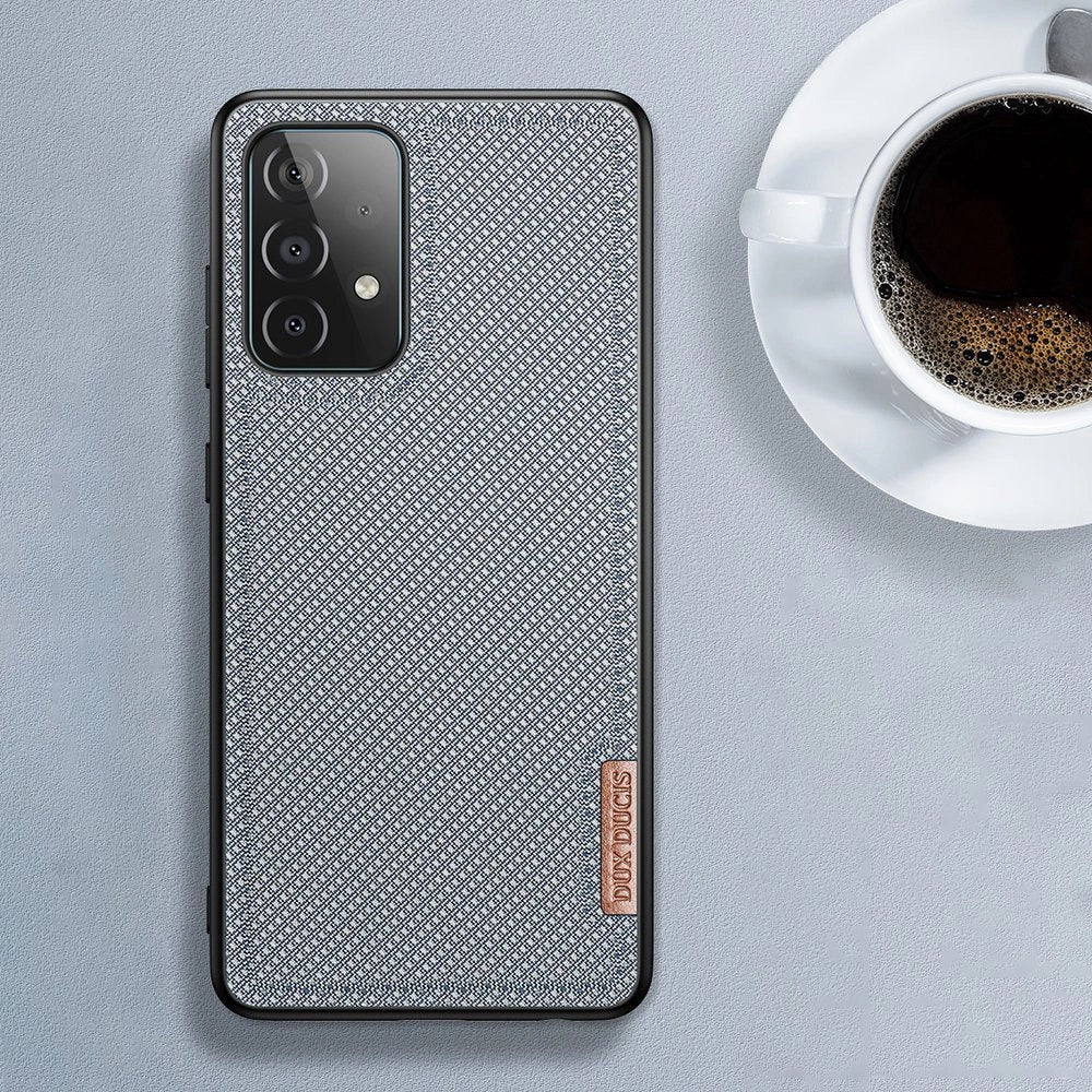 Dux Ducis Fino case covered with nylon material for Samsung Galaxy A72 4G gray_10