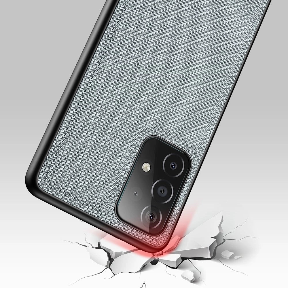 Dux Ducis Fino case covered with nylon material for Samsung Galaxy A72 4G gray_5