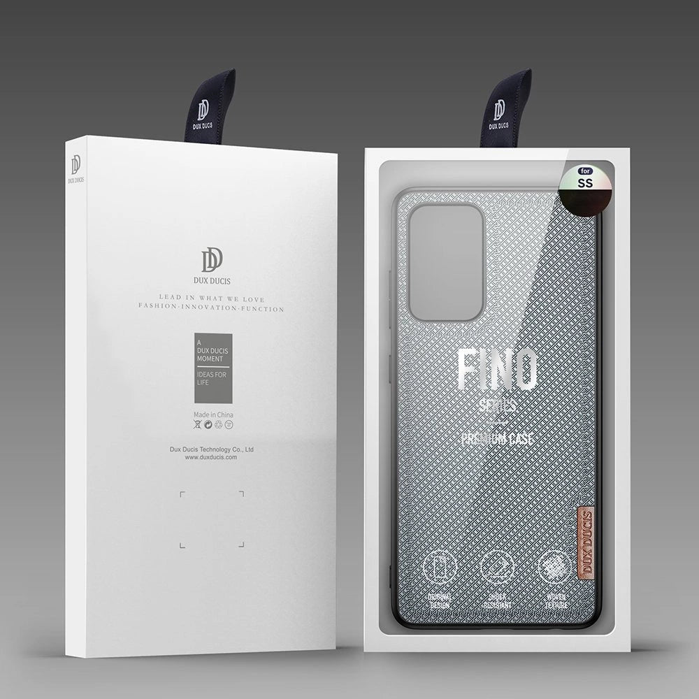 Dux Ducis Fino case covered with nylon material for Samsung Galaxy A72 4G gray_4