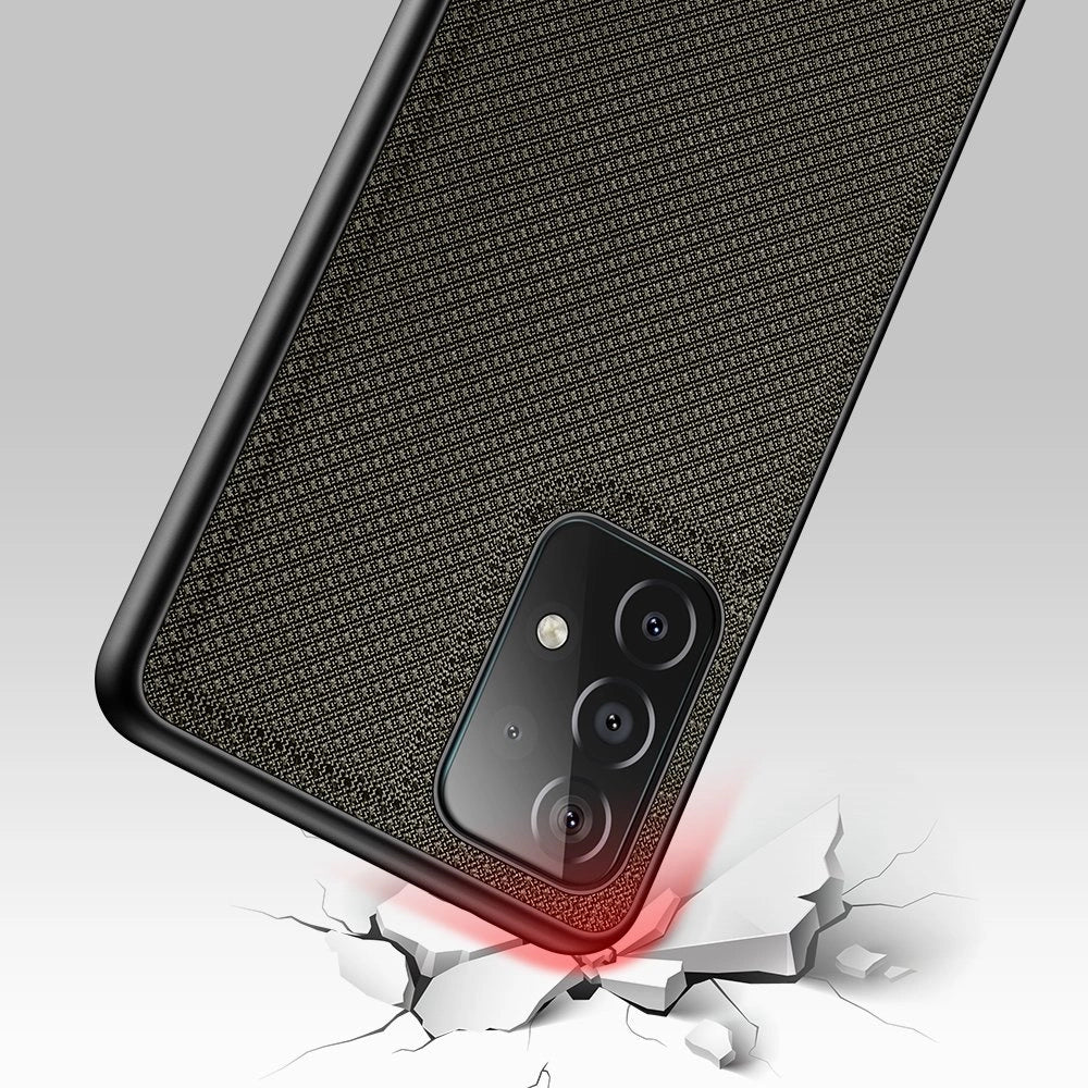 Dux Ducis Fino case covered with nylon material for Samsung Galaxy A72 4G green_3