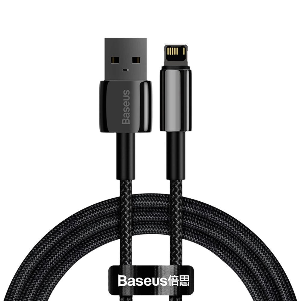 Baseus Tungsten USB - Lightning cable 2.4 A 1 m black (CALWJ-01)_0