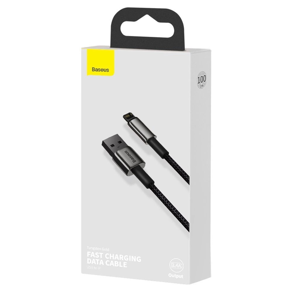 Baseus Tungsten USB - Lightning cable 2.4 A 1 m black (CALWJ-01)_9
