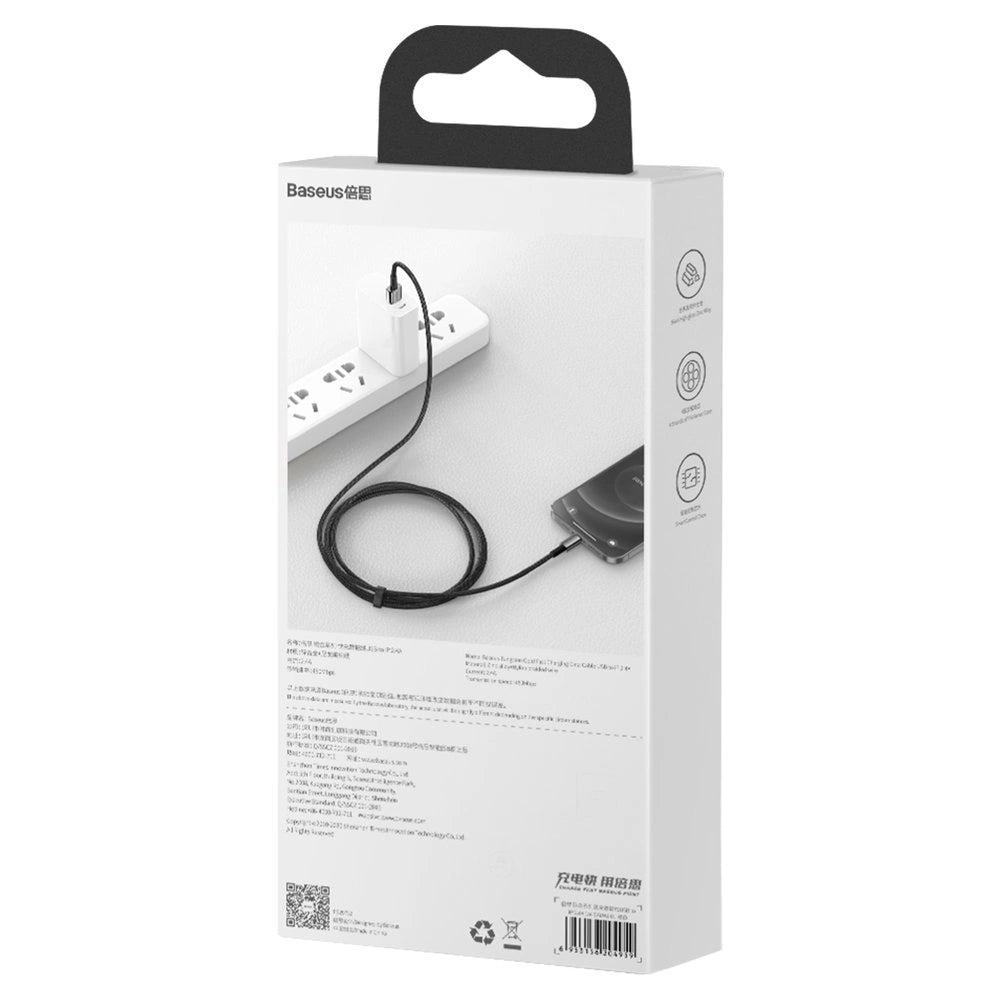 Baseus Tungsten USB - Lightning cable 2.4 A 1 m black (CALWJ-01)_10