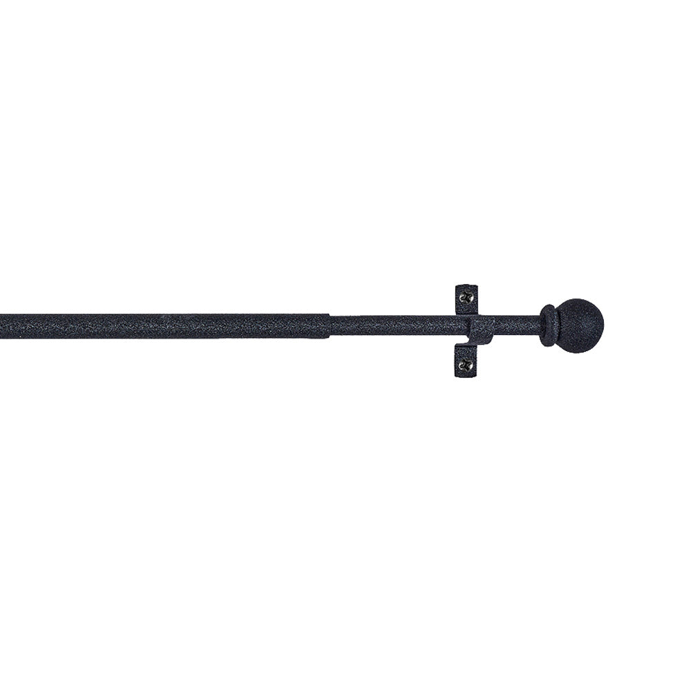 Varão para cortinado deco esfera preto 70-120cm cintacor - storplanet_0