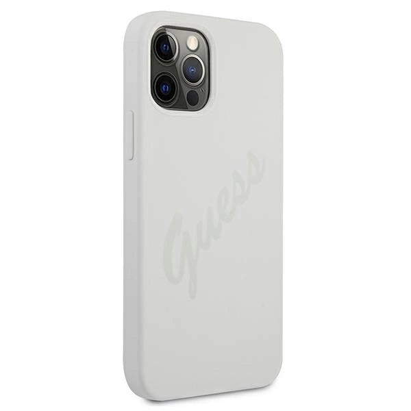 Guess GUHCP12LLSVSCR iPhone 12 Pro Max 6.7" cream/cream hardcase Script Vintage_3