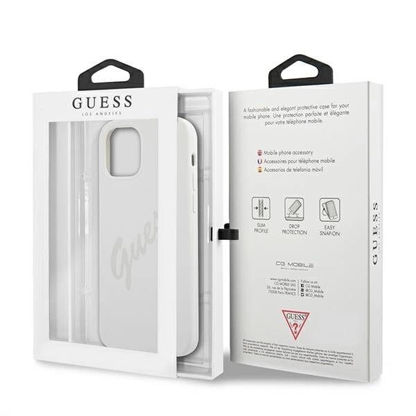 Guess GUHCP12LLSVSCR iPhone 12 Pro Max 6.7" cream/cream hardcase Script Vintage_7