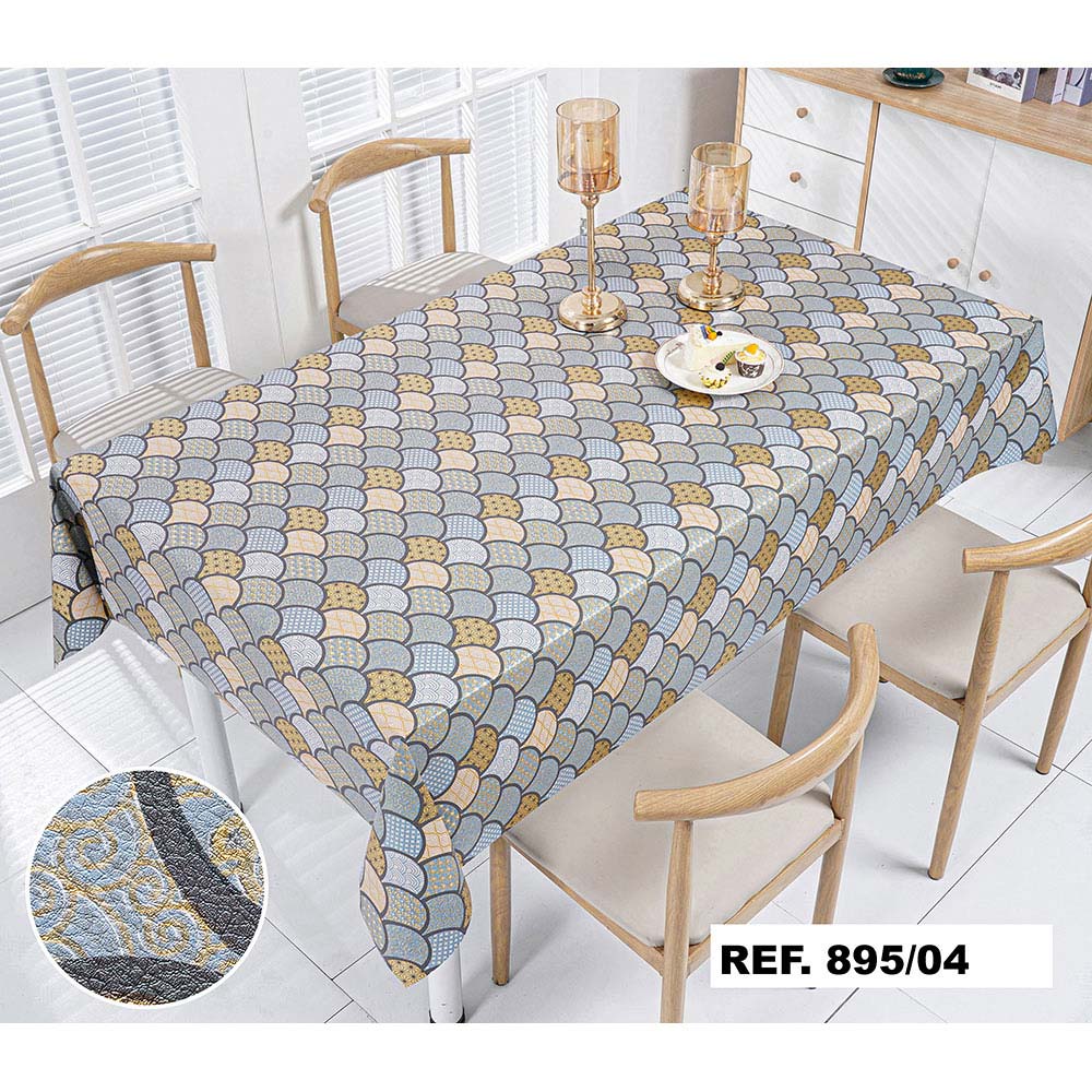 Rolo de toalha de mesa cÃrcle gold. tamanho 1,40 x 20m_0