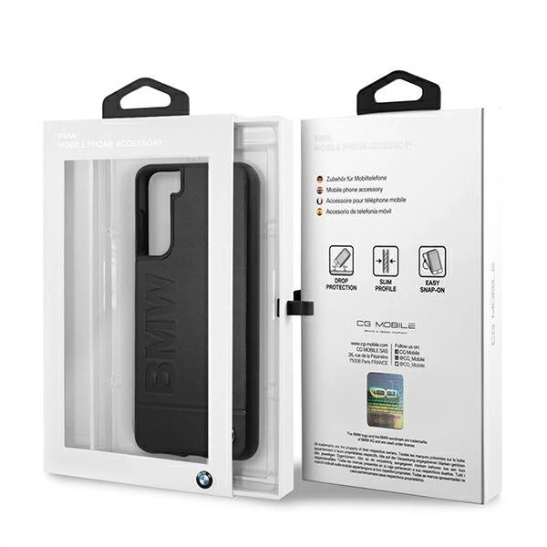 Etui BMW BMHCS21MSLLBK S21+ G996 czarny/black hardcase Signature Logo Imprint_7