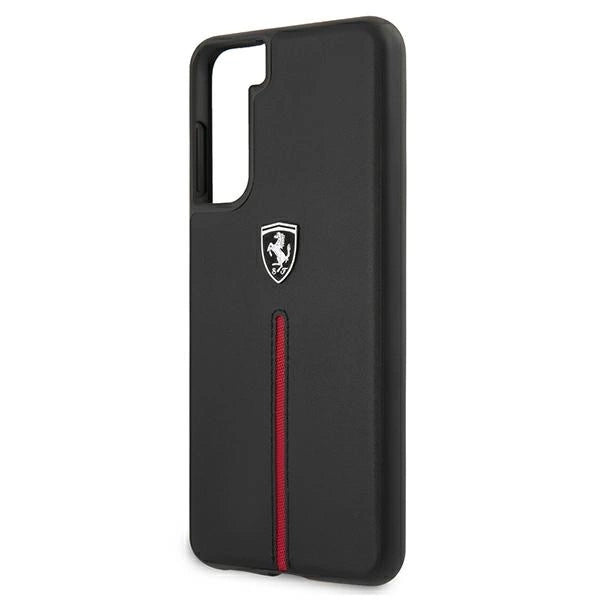 Ferrari FEOSIHCS21MBK S21+ G996 black/black hardcase Off Track Leather Nylon Stripe_5