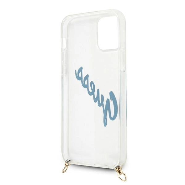 Guess GUHCP12SCRTVSBL iPhone 12 mini 5.4" blue/blue hardcase Script Vintage_5
