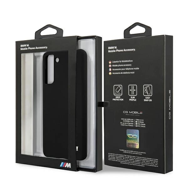 Etui BMW BMHCS21MMSILBK S21+ G996 czarny/black Silicone M Collection_7