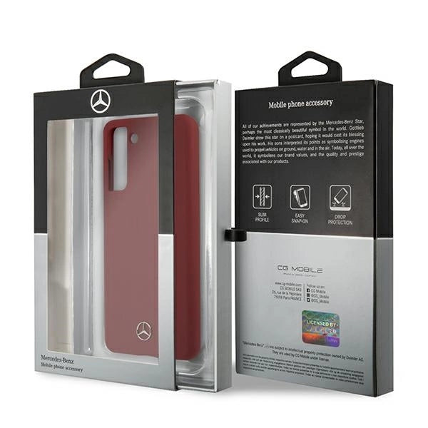 Mercedes MEHCS21SSILRE S21 G991 czerwony/red hardcase Silicone Line_7
