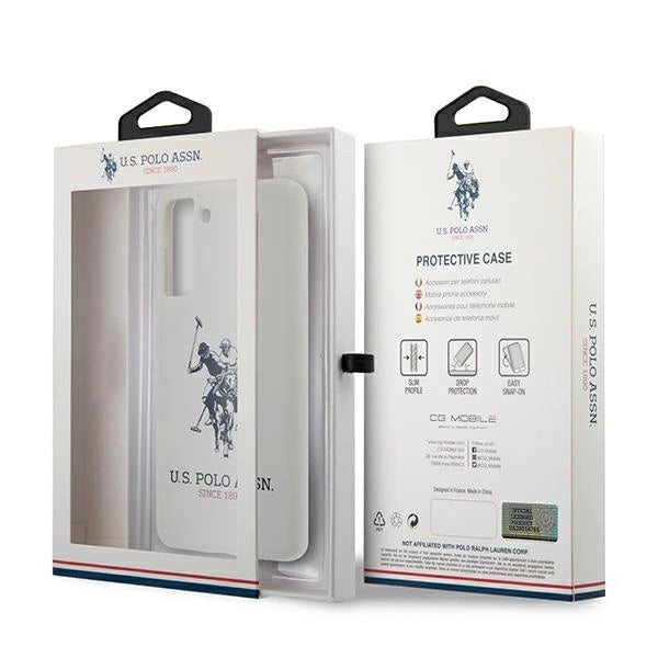 US Polo USHCS21MSLHRWH S21+ G996 biały/white Silicone Logo_7