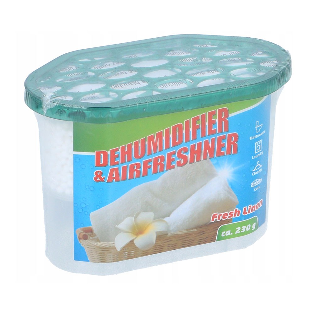Desumidificador 2 em 1 com ambientador, 230 g, aromas sortidos, 15 x 8,5 x 10,5 cm_0